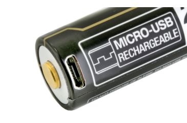 Image of Tenergy T26B 3.6V 2600mAh Li-ion Rechargeable Battery w/Micro-USB Charging Port,Black,Pack of 2, 31778