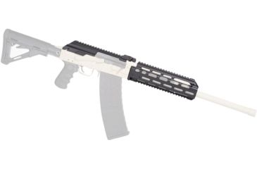Image of Texas Weapon Systems Gen-3 Dog Leg Scope Rail w/Hinge Base &amp; Quick Release, Saiga-12, Black, 35518