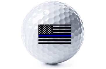 Image of Thin Blue Line 3 Pack - American Flag Golf Balls - TBL-AM-GB