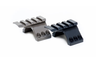 Image of Tier One Short Saddle Ring Top Accessory Rail, Short, 35mm, Black, T1MUSARR35