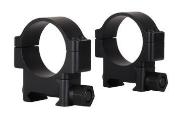 Image of TPS HRT Weaver-Style Rifle Scope Ring 30mm Hunter Design, Matte Black, Low 40580