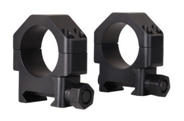 Image of TPS TSR Picatinny-Style Rifle Scope Ring 1 in Tactical Design, Matte Black, Low 30520