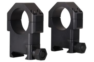 Image of TPS TSR-W Weaver-Style Rifle Scope Ring 1 in Tactical Design, Matte Black, High 30622