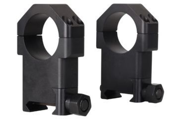 Image of TPS TSR-W Weaver-Style Rifle Scope Ring 1 in Tactical Design, Matte Black, X-High 30623