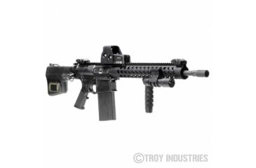 Image of Troy 12.6in Trx 308 Battle Rail Extreme Dpms High Profile - Black STRX-E3A-12BT-01