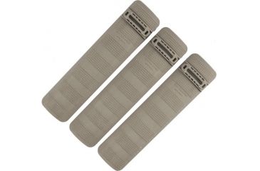 Image of Troy 3in Rail Covers, 3 Pack, Flat Dark Earth 33FT00
