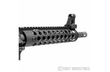 Image of Troy 9in Alpha Rail No Sight, Black, NSN - 1005-01-621-9178, STRX-AL1-90BT-01
