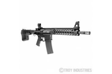 Image of Troy 9in Alpha Rail No Sight, Black, NSN - 1005-01-621-9178, STRX-AL1-90BT-01