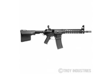 Image of Troy 9in Alpha Rail No Sight, Black, NSN - 1005-01-621-9178, STRX-AL1-90BT-01