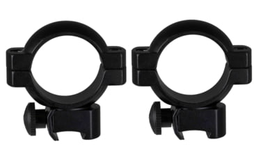Image of TruGlo Lightweight 1in Scope Rings Mounts, Rimfire/Airgun Rails, Medium, Black, TG-TG8960B2