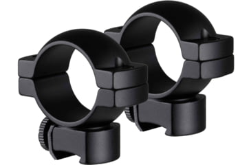 Image of TruGlo Lightweight 1in Scope Rings Mounts, Rimfire/Airgun Rails, Medium, Black, TG-TG8960B2