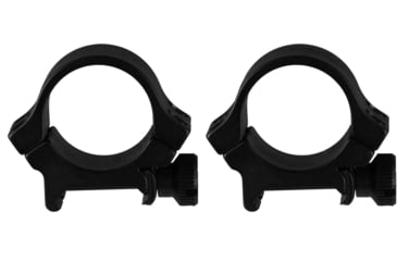 Image of TruGlo Lightweight Quad Lock 1 in Scope Rings Mount, Picatinny/Weaver Rails, Medium, Black, TG-TG8961B1