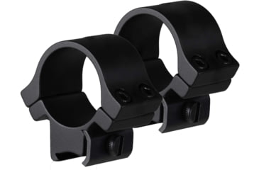 Image of TruGlo Lightweight Quad Lock 1 in Scope Rings Mount, Rimfire/Airgun Rails, Medium, Black, TG-TG8961B3