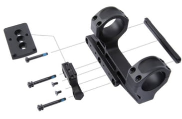 Image of Unity Tactical LPVO Offset Optic Base, Black, FST-SOBB