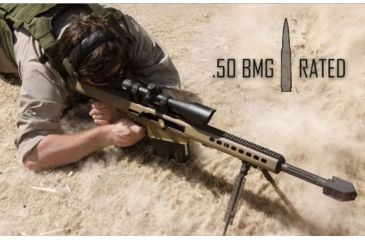 Image of UTG PRO 1 in Low Profile P.O.I Picatinny Rifle Scope Rings, Black, 2 Pieces RWU012510