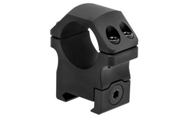 Image of UTG PRO 1in/2PCs Medium Profile P.O.I Picatinny Rings, Black, RWU012515