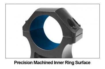 Image of UTG PRO 30mm/2PCs Low Profile P.O.I Picatinny Rings, Black, RWU013010