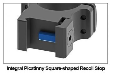 Image of UTG PRO 30mm/2PCs Low Profile P.O.I Picatinny Rings, Black, RWU013010