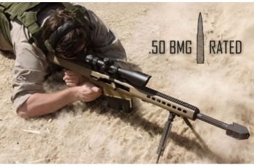 Image of UTG PRO 30mm Medium Profile P.O.I Picatinny Rifle Scope Rings, Black, 2 Pieces RWU013015