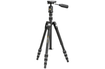 Image of Vanguard Aluminum 4 in 1 Tripod w/ Ball Head, Pan Handle, Monopod, 204 ABP, Black, VEO3T204ABP