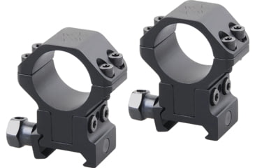 Image of Vector Optics 25.4mm Adjustable Rings, Picatinny, Black, XASR-2510