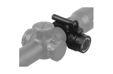 Image of Vector Optics ACD Angle Indicating Mount Ring, 30mm/ 1in Tube, 6063-T6, Matte, w/ Bubble Level, Black, SCACD-11