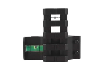 Image of Vector Optics ACD Mount Ring, 30mm/ 1in Tube, 6063-T6, Matte, w/ Side Level Bubble &amp; Built-In Picatinny Rail, 4 Slots, Black, SCACD-07