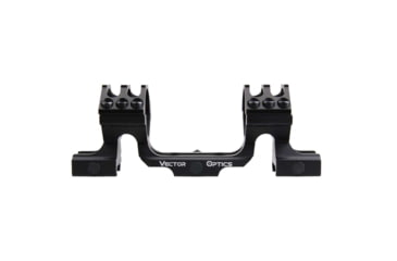 Image of Vector Optics One Piece Skeletonized Scope Mount, 30mm Tube, Picatinny, 1.25in Height, 6063-T6, Matte, Black, SCTM-36