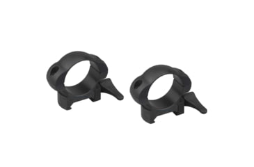 Image of Vector Optics Quick-Release Rifle Scope Rings, 30mm Tube, Picatinny/ Weaver, 19mm Height, 45 Steel, Black, SCSR-04