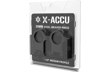 Image of Vector Optics 30mm Steel Medium Weaver Rings