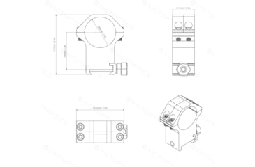 Image of Vector Optics 30mm Weaver Rings-High