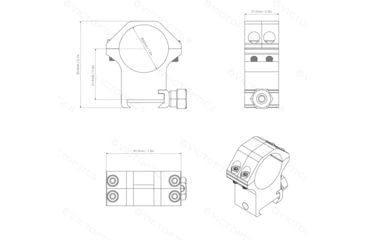 Image of Vector Optics 30mm Weaver Rings Medium
