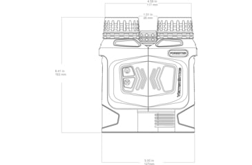 Image of Vector Optics Forester 10x42 Range Finder Binocular
