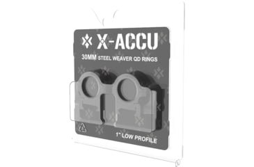 Image of Vector Optics Steel Weaver Quick Release Low Profile Rings, 1 in