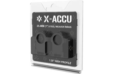 Image of Vector Optics Steel Weaver Scope Rings, 1.25 in High Profile