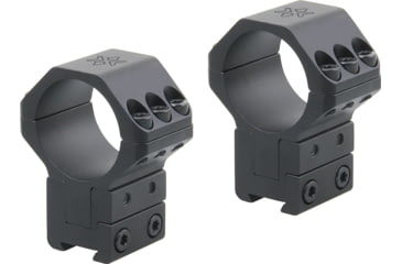 Image of Vector Optics X-Accu 30mm Adjustable Elevation Picatinny Rings, Dovetail Mount, Black Matte, Chorme, XASR-3045