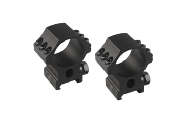Image of Vector Optics X-Accu Rifle Scope Rings, 30mm Tube, Picatinny, 1.25in Height, 6061-T6, Matte, Black, SCTM-34