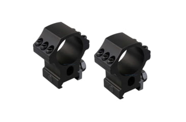 Image of Vector Optics X-Accu Rifle Scope Rings, 30mm Tube, Picatinny, 1.25in Height, 6061-T6, Matte, Black, SCTM-34
