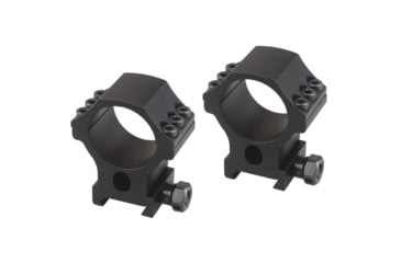 Image of Vector Optics X-Accu Rifle Scope Rings, 30mm Tube, Picatinny, 1.25in Height, 6061-T6, Matte, Black, SCTM-34