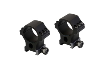 Image of Vector Optics X-Accu Rifle Scope Rings, 30mm Tube, Picatinny, 1.25in Height, 6061-T6, Matte, Black, SCTM-34