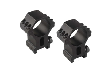 Image of Vector Optics X-Accu Rifle Scope Rings, 30mm Tube, Picatinny, 1.5in Height, 6061-T6, Matte, Black, SCTM-35