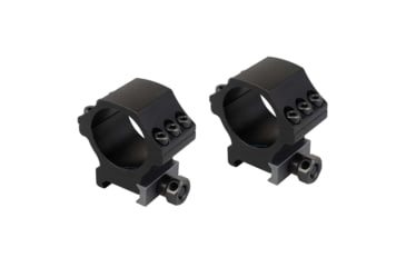 Image of Vector Optics X-Accu Rifle Scope Rings, 30mm Tube, Picatinny, 1in Height, 6061-T6, Matte, Black, SCTM-33