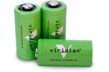 Image of Viridian Weapon Technologies Tactical Energy+, CR2 Lithium Battery, 3-Pack, 350-0004