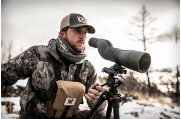 Image of Vortex Diamondback HD Spotting Scope, 16-48x65mm, Straight, Green, 16 x 8.28 x 5.5, DS-65S