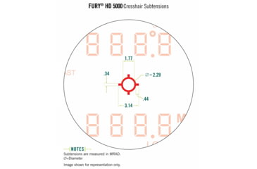 Image of EDEMO Vortex Fury HD 5000 10x42mm Laser Rangefinding Roof Prism Binocular w/AB, Rubber, Green, 8.125x5x5.8, LRF302, EDEMO1