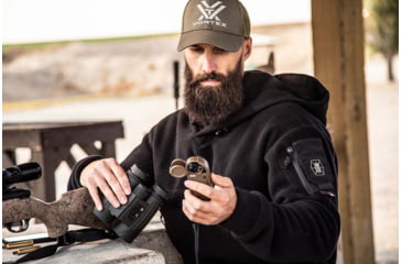 Image of EDEMO Vortex Fury HD 5000 10x42mm Laser Rangefinding Roof Prism Binocular w/AB, Rubber, Green, 8.125x5x5.8, LRF302, EDEMO1