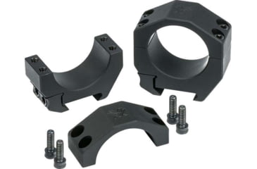 Image of Vortex Precision Matched Rifle Scope Rings, 34 mm Tube, 1.1 in, Black, PMR-34-1.1