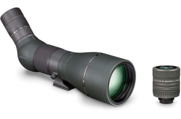 Image of Vortex Razor HD 27-60x85 Spotting Scope, Angled, 85mm with 22x Reticle Spotting Scope Eyepiece