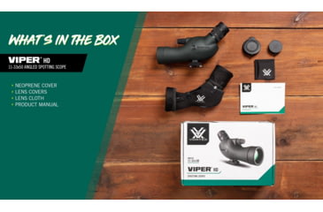 Image of Vortex Viper HD 11-33x50 Spotting Scope Angled, Green, VPR-50A