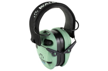 Image of Walkers Razor X-TRM, Electronic Digital Ear Muffs, Sage Green, Blister Packaging